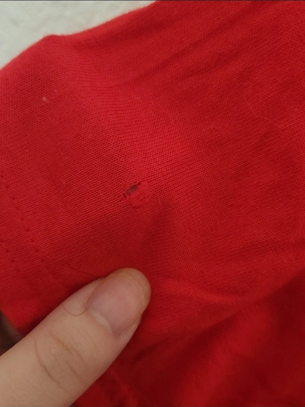 Gildan Red Tee with White "Let's Ride" Script - Picture 3 of 3